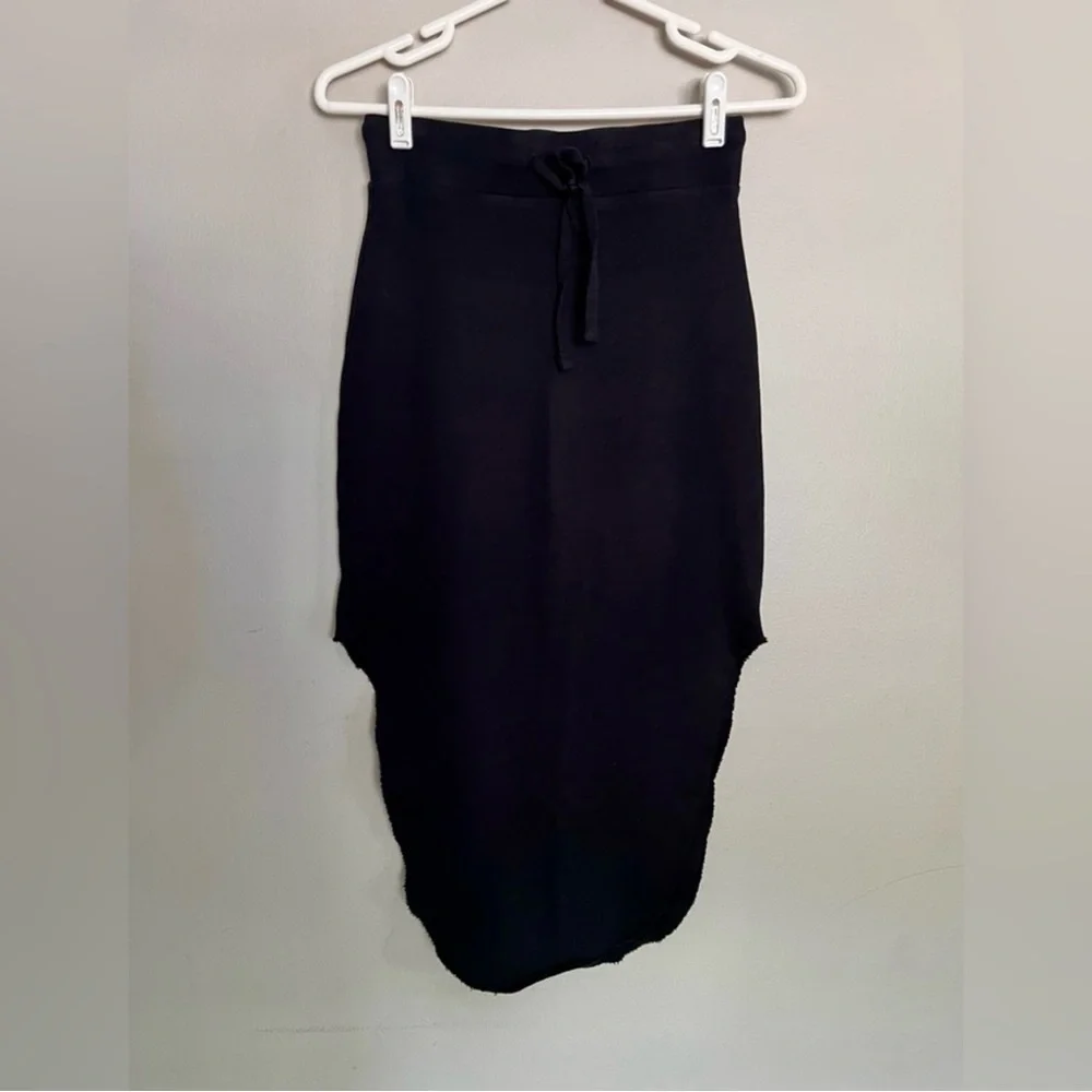 Frank & Eileen  Donegal Unforgettable Skirt Triple Fleece Size Small Black - Picture 5 of 9